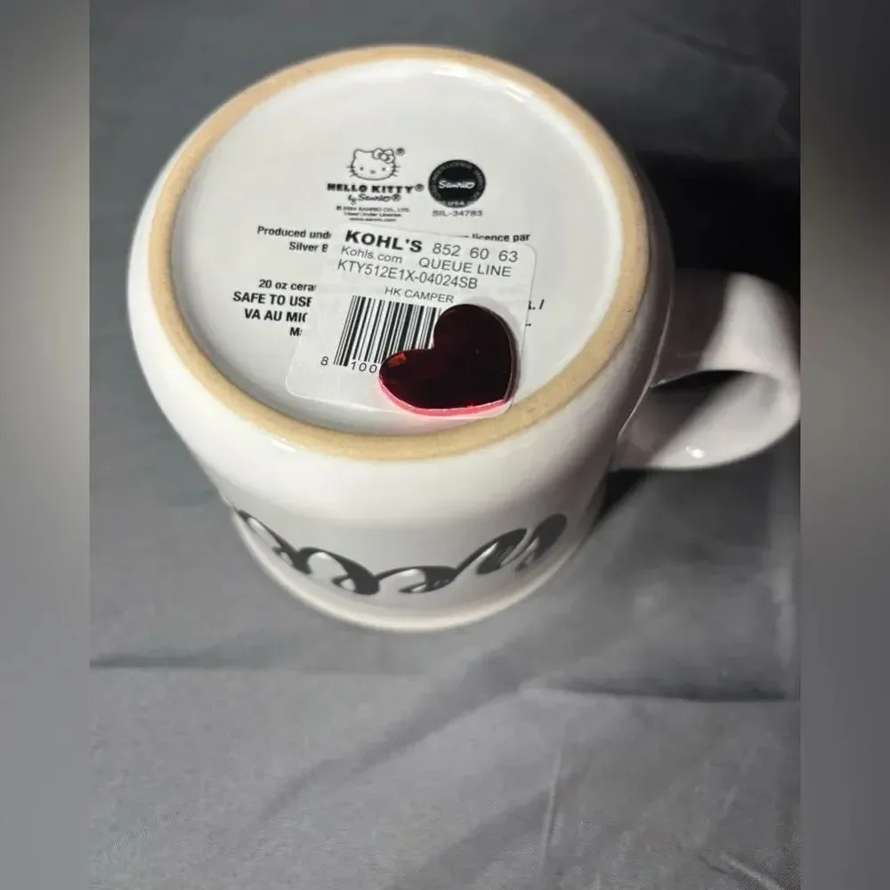 20 oz New Hello Kitty Camper Ceramic Mug NWT